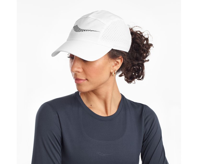 Women's Saucony Outpace Hats White | Singapore 363NWYB